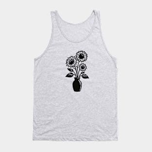 Sunflower Vase Tank Top